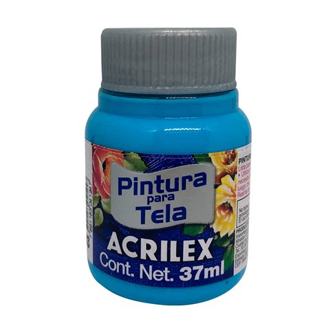 Pintura Mate Azul Celeste Ml Acrilex Pinceles Y M S