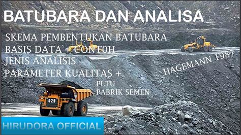 Batubara Dan Analisis Skema Pembentukan Batubara Basis Data Dan Contoh