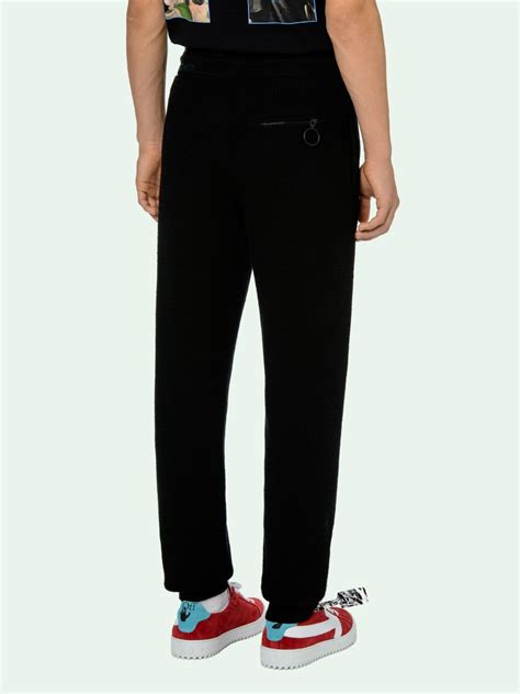 Black Slouch Pants In Black Off White™ Official Gb