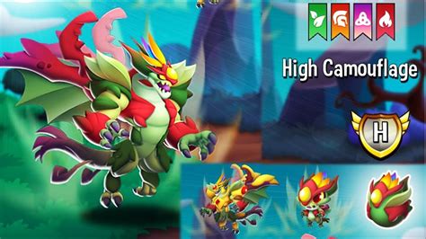 Dragon City My New Heroic High Camouflage Dragon The Most Powerful