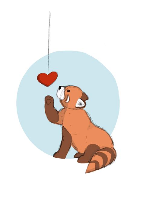 I did this drawing of a red panda! : r/redpandas