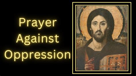 Prayer Against Oppression Fr Chad A Ripperger Deliverance Prayers For Use By The Laity Youtube