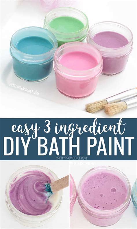 DIY Kids Bath Paint - Pretty Providence