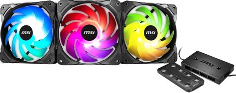 MSI Rainbow Fan 3 Pack Wentylator Niskie Ceny I Opinie W Media Expert