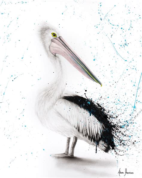 Welcome To My Art Gallery Pelican Art Canvas Art Prints Abstract