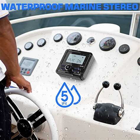 Waterproof Marine Digital Media Receiver Bluetooth Marine Stereo With