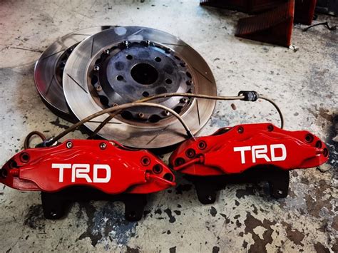 Trd Big Brake Kit Bbk Car Accessories Accessories On Carousell