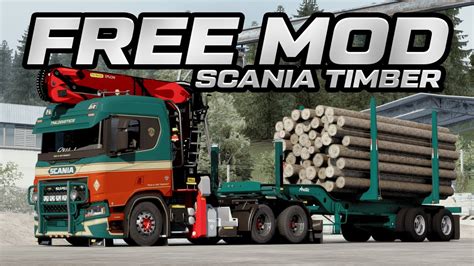 ETS2 1 44 1 45 FREE SCANIA NG Timber Mod Doll Long Wood Chassis