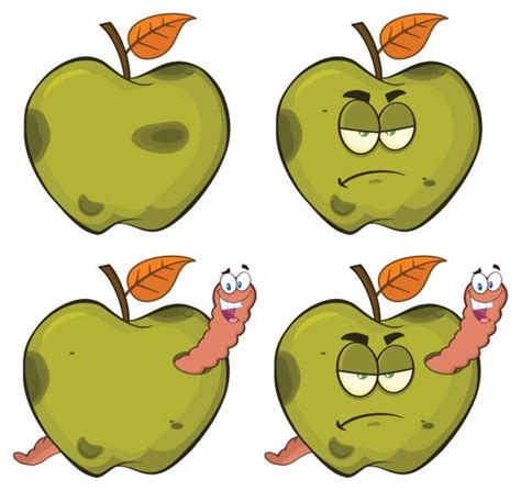 Rotten Apple Illustrations Royalty Free Vector Graphics And Clip Art