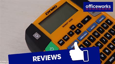 Dymo Rhino Industrial Label Maker Youtube