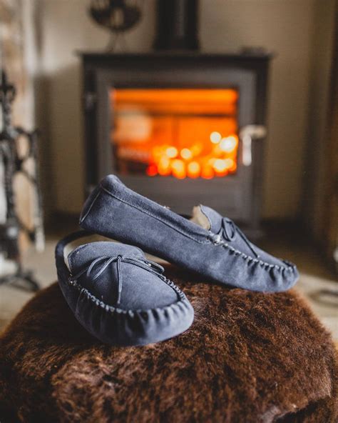 Mens Sheepskin Moccasins And Sheepskin Slippers Nordvek