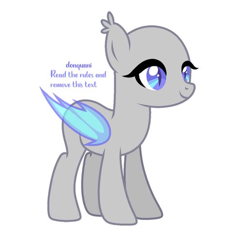 Mlp Base 3 Bat Pony Version By Donquani On Deviantart