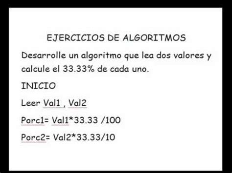 Ejercicios De Algoritmos Y Diagramas De Flujo