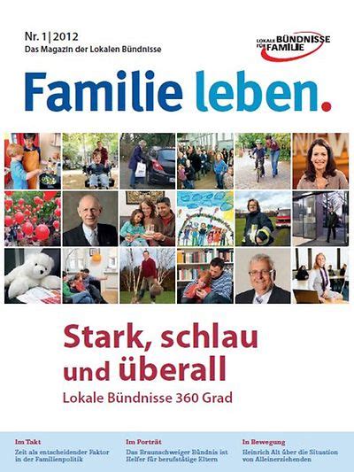 Bmfsfj Familie Leben Stark Schlau Und Berall