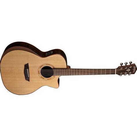 Washburn G20SCE Comfort 20 Series Grand Auditorium Cutaway Acoustic