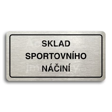 Piktogram Sklad Sportovn Ho N In X Mm Jmenovky Cz E