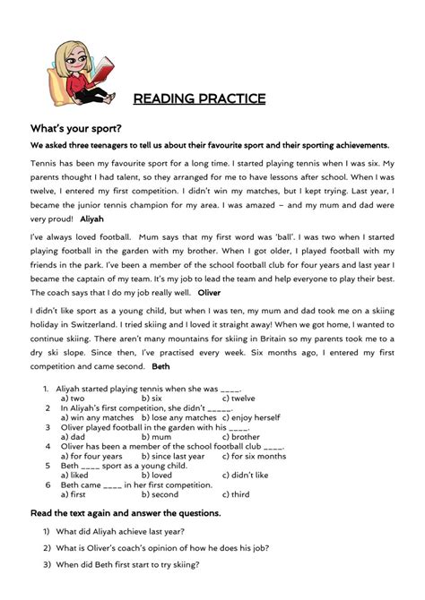 College Comprehension Reading Practice Test Reading Comprehension