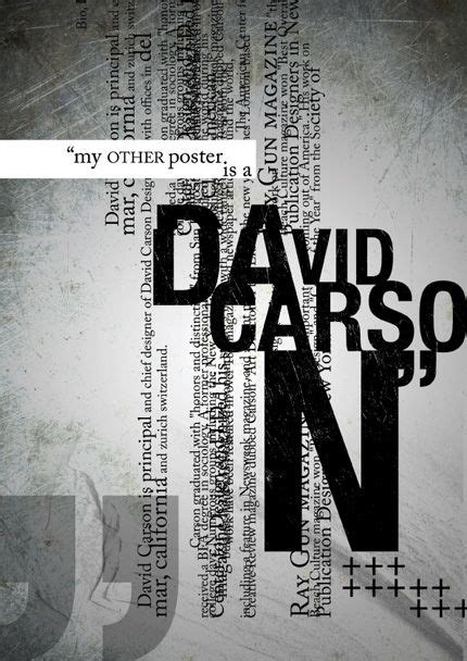 TYPOBLOGGER: David Carson Grunge Typography, Graphic Design Typography ...