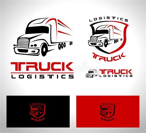 Truck Trailer Logo Stock Vector Illustration Of Transport 69334894