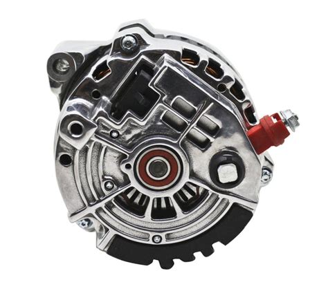 Aluminum Chevy Alternator 120 Amp Cs 130 One Wire Chrome Cfr