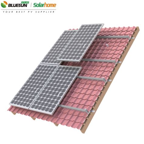 Comprar Estructura De Montaje De Panel Solar De Techo Inclinado