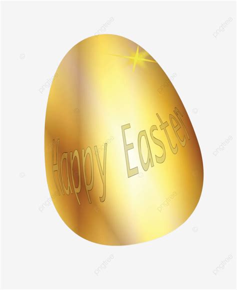 Gold Easter Egg Egg Art Easter Vector, Egg, Art, Easter PNG and Vector with Transparent ...