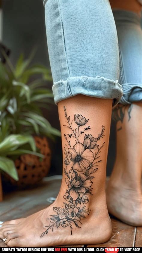 Pin By Shawn Russo On Boredpanda In 2024 Flower Tattoo On Ankle