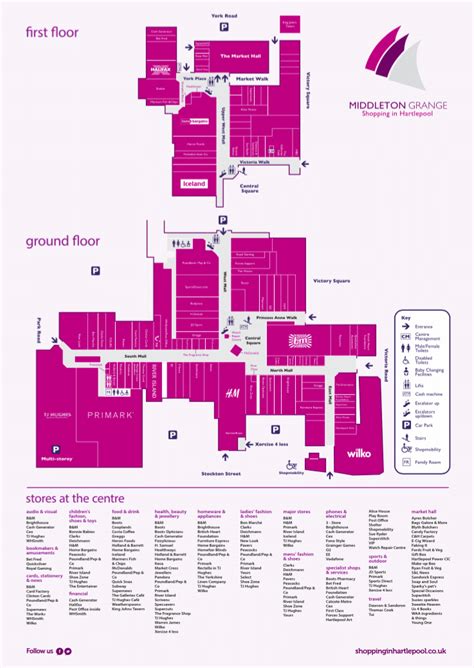 Centre Map - Middleton Grange Shopping Centre