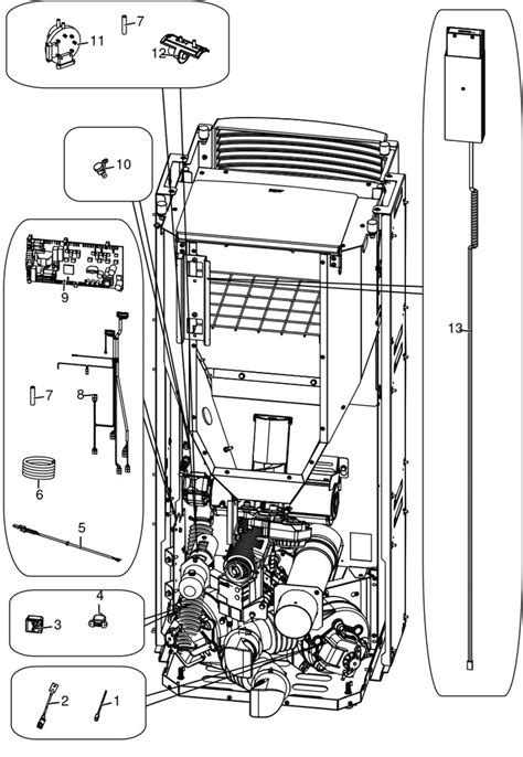 Pièces détachées poêle à pellets MCZ SUITE COMFORT AIR MATIC 14 M2