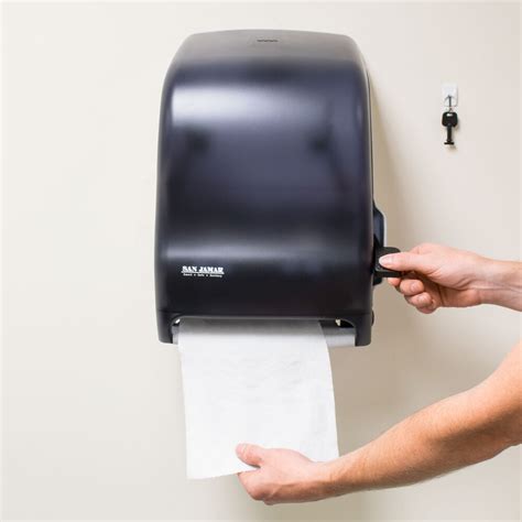 San Jamar T1100tbk Classic Lever Roll Towel Dispenser Black Pearl