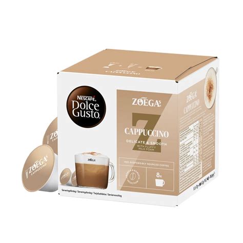 Nescafé Zoégas Cappuccino 16 Cápsulas para Dolce Gusto por 6 09