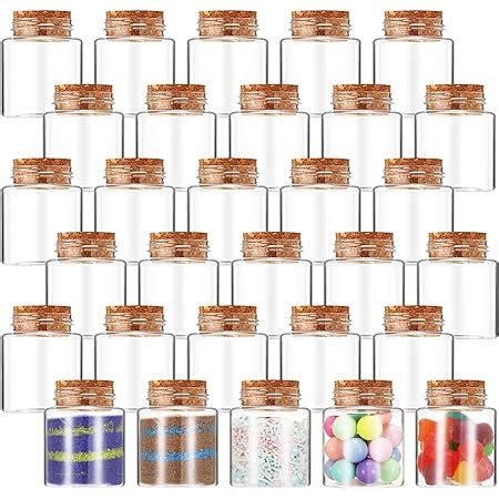 Amazon Tanlade Pcs Oz Plastic Sand Art Bottles With Corks