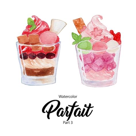 Postre De Postre Helado B Sico Rgbfruit En Un Vaso Vector Premium