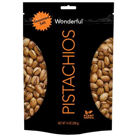 Wonderful Pistachios Seasoned Salt Ounce Resealable Pouch