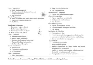 Phylum Protozoa Ppt