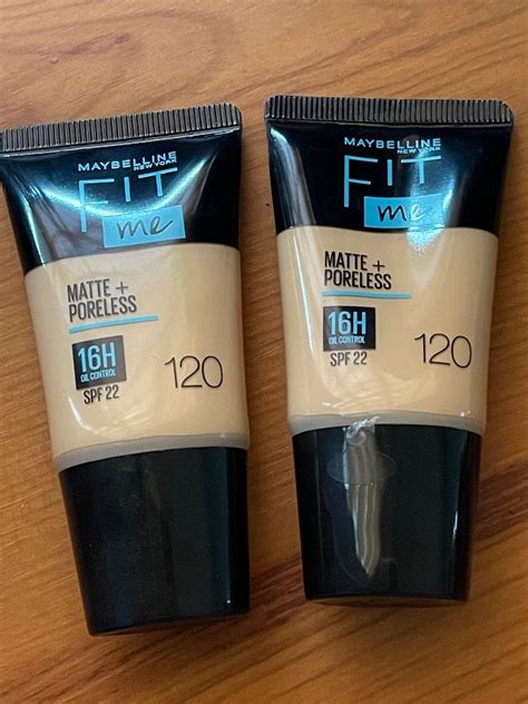 Maybelline Fit Me Matteporeless Liquid Foundation Tube 18ml 120 Classic Ivory Beauty