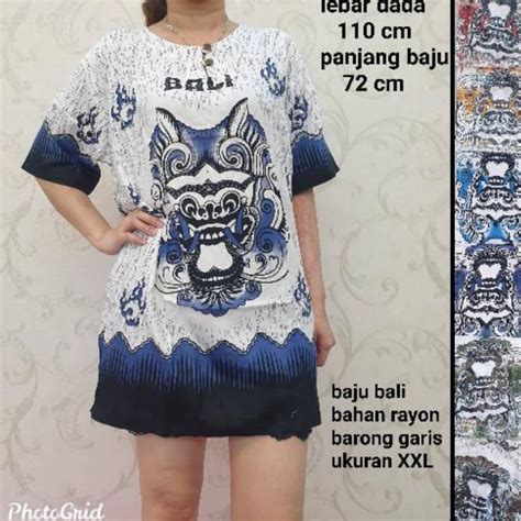 Jual Kpy Balihai Bh Ukuran Xxl Baju Bali Barong Bagus Dasar Putih