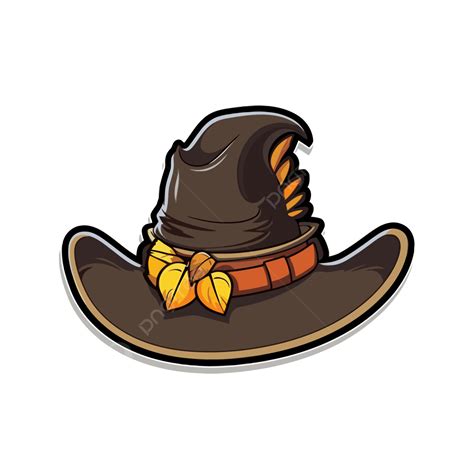 Hat With A Ribbon Logo Design Dribbble Clipart Vector Sticker Design With Cartoon Pilgrims Hat