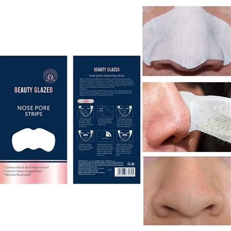 10pcs Nose Patches Shrink Pores For Nose After Blackhead Remover T Area