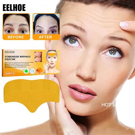 10Pcs Box Forehead Anti Wrinkle Patch Lift Tighten The Facial Skin