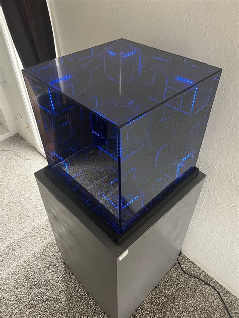 Tesseract Hypercube Infinity Mirror Art Sculpture By Nicky Alice — Nicky Alice