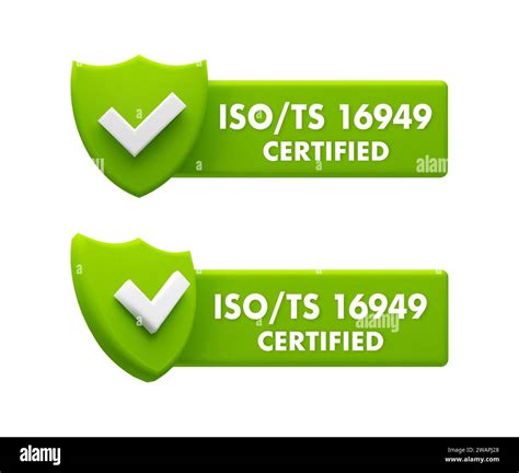 Iso Ts Certified Badges Automotive Quality Management System