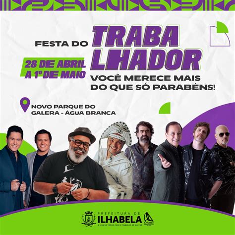 Vem aí Festa do Trabalhador de Ilhabela Tamoios News