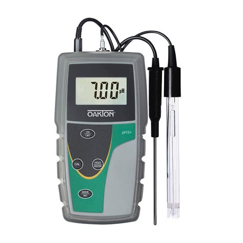 Oakton PH 6 Handheld Meter Kit W Case Solutions And PH ATC Probe From