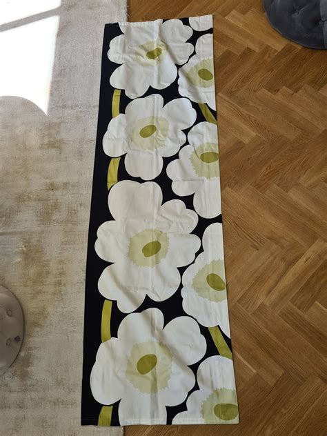 Marimekko Tyg Unikko Bitar Sydda Gardiner K P P Tradera