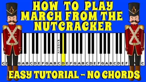 How To Play March Of The Toy Soldiers From The Nutcracker On Piano Keyboard Easy Tutorial