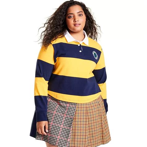 Rowing Blazers X Target Womens Stripe Collared Long Sleeve Rugby Shirt