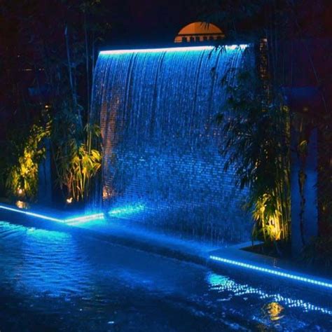 pool waterfall lighting ideas - Fingernails Weblogs Sales Of Photos