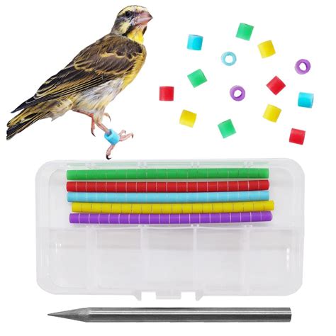 Amazon FOIBURELY 100 Pcs Bird Ring Leg Bands For Gouldian Zebra