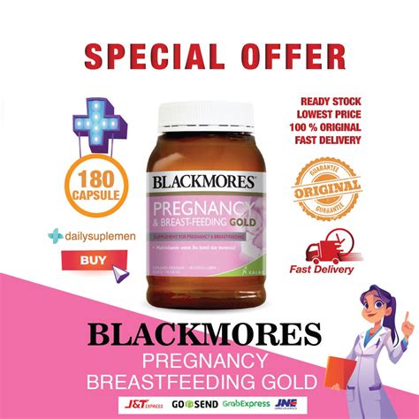 Jual Blackmores Pregnancy Breastfeeding Gold Isi Shopee Indonesia